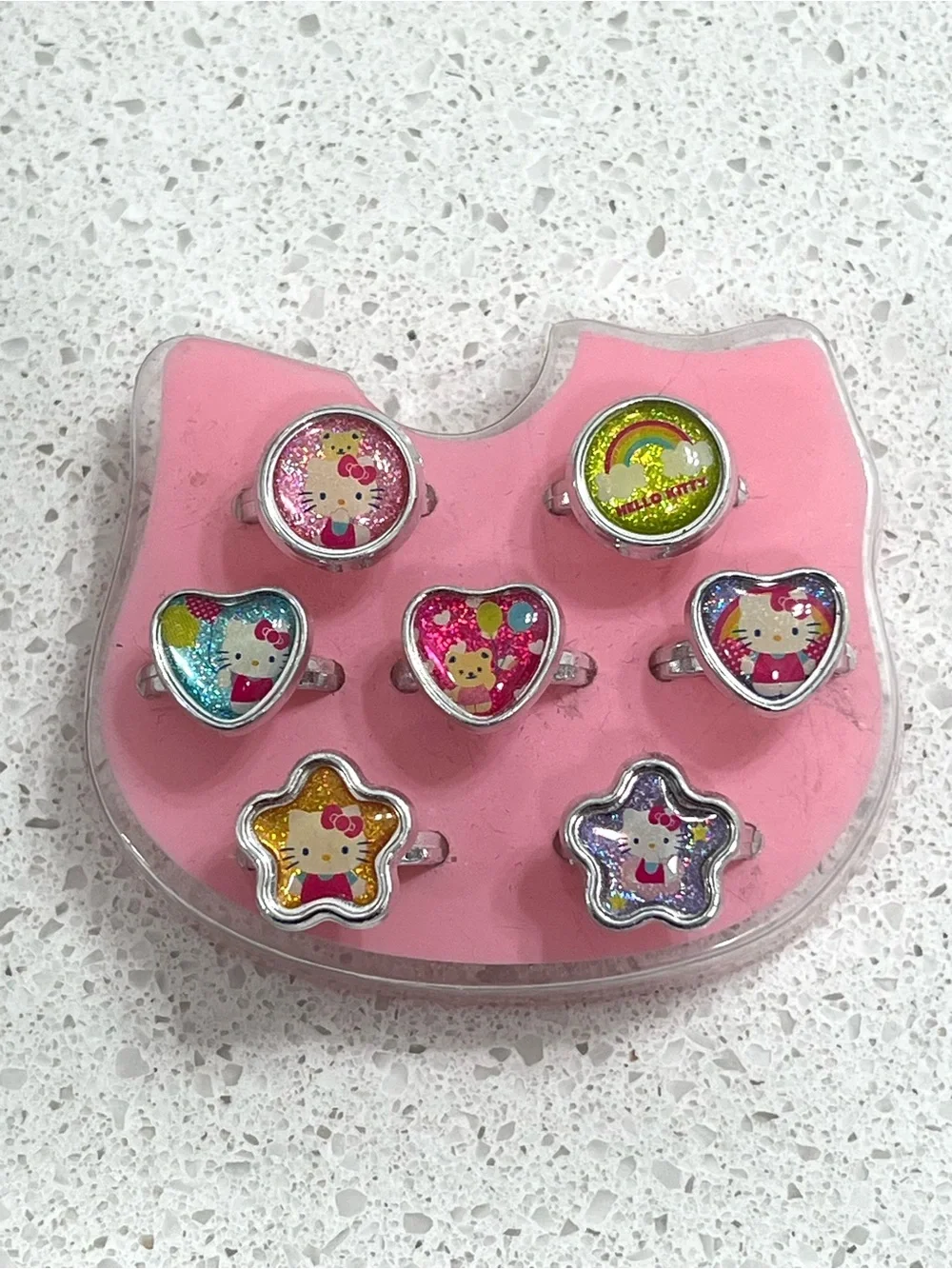 Hello Kitty and Assorted Rings 2 Sets